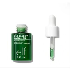 ELF Skin Plz Clarify Facial Oil 2% Salicylic Acid BHA Acne Treatment 1oz BNIB